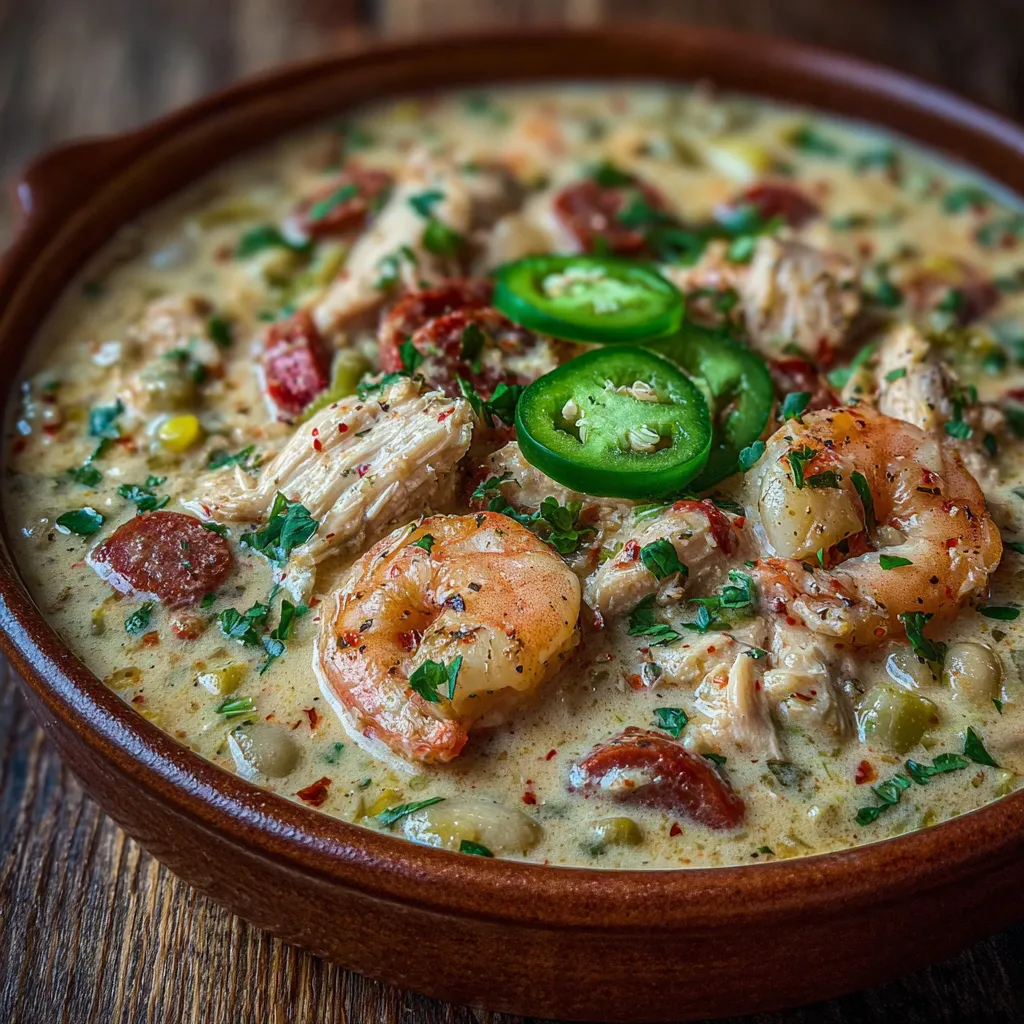 Cajun White Chicken Chili