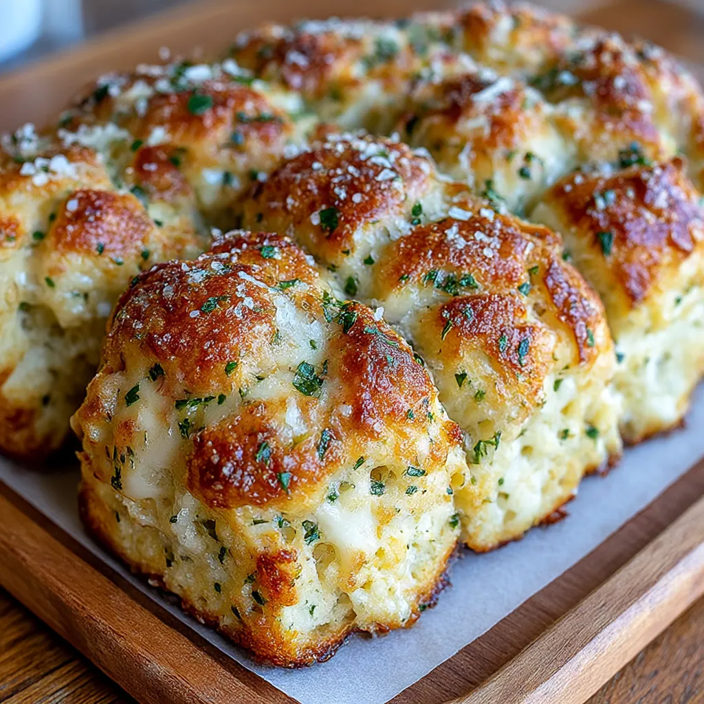 Cheesy Pull Apart Christmas Bread