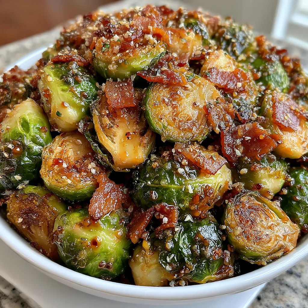 Maple Turkey Bacon Brussels Sprouts