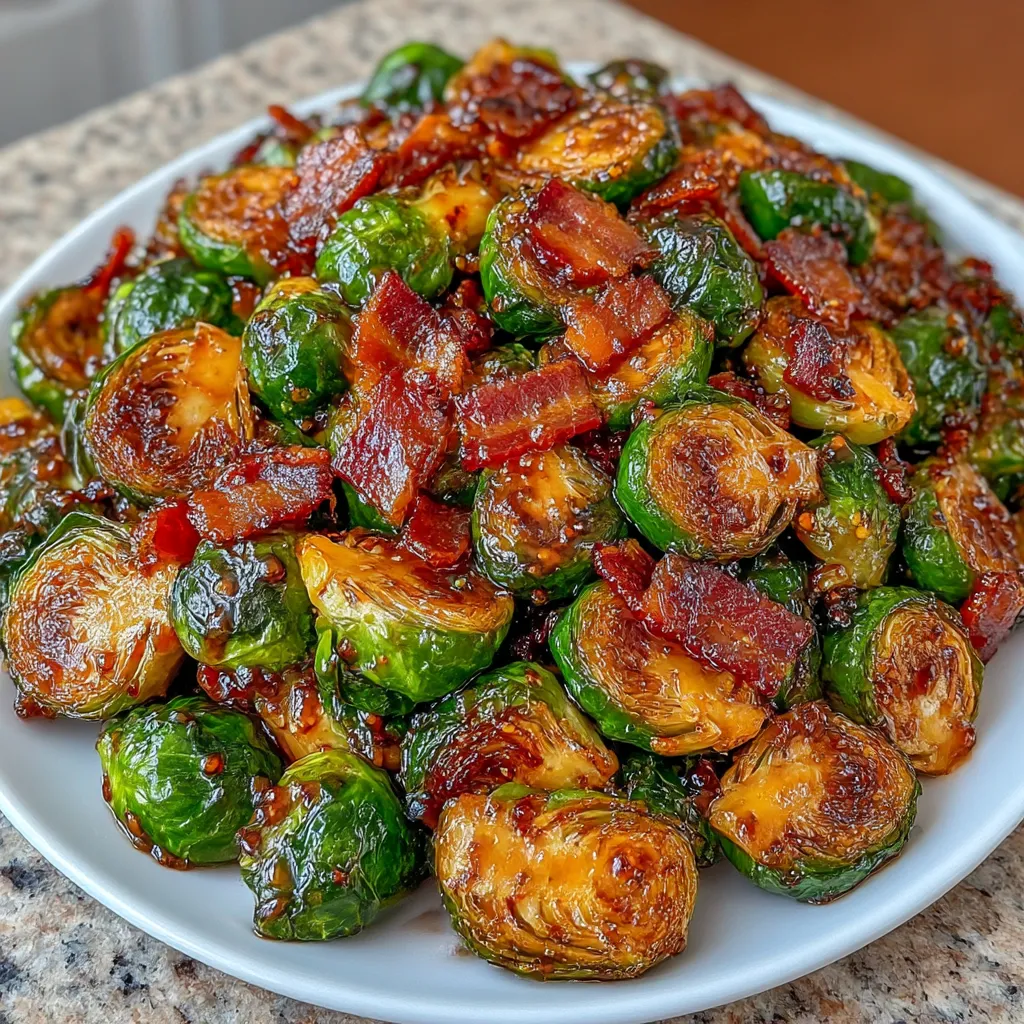 Maple Turkey Bacon Brussels Sprouts