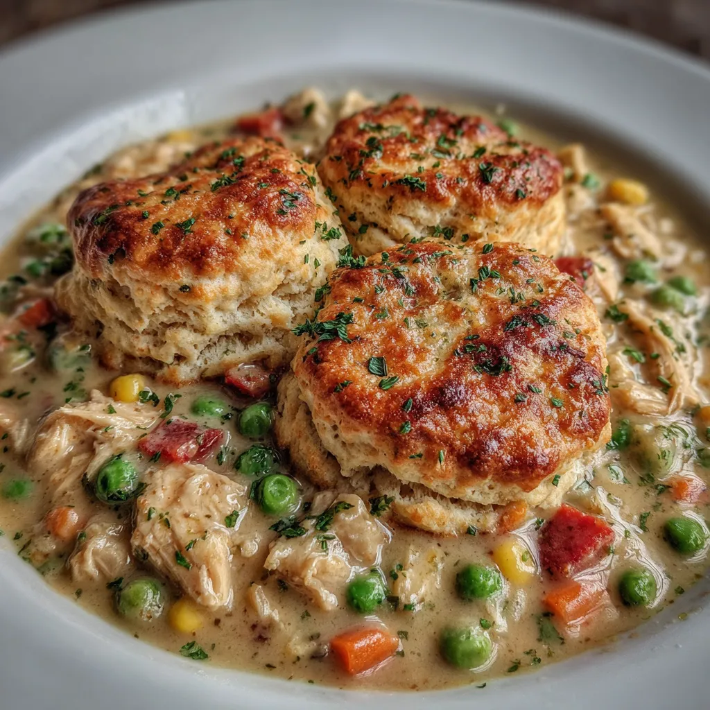 Red Lobster Biscuit Chicken Pot Pie