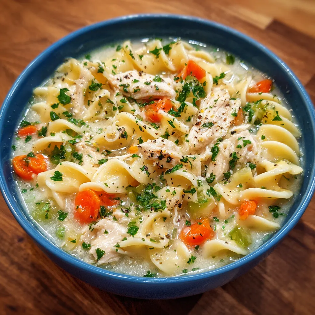 Creamy Chicken Noodle Soup