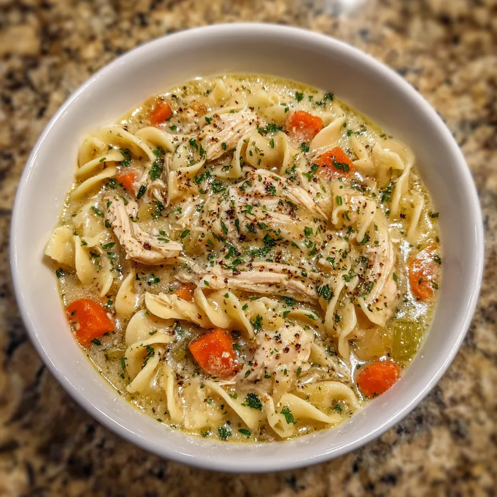 Creamy Chicken Noodle Soup
