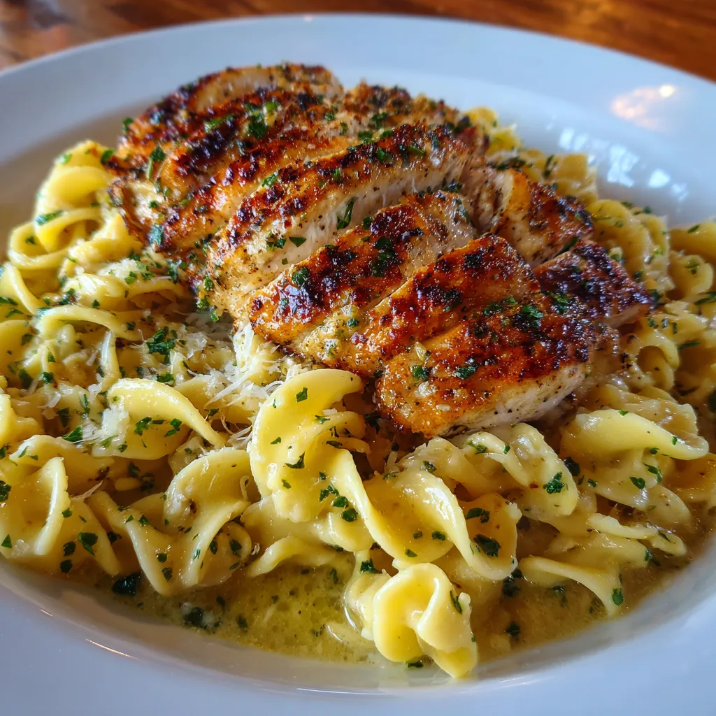 Chicken with Buttered Noodles
