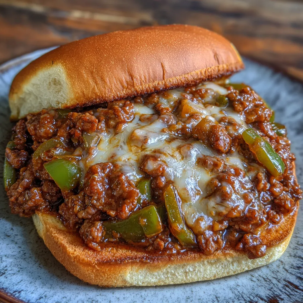 Philly Cheesesteak Sloppy Joes