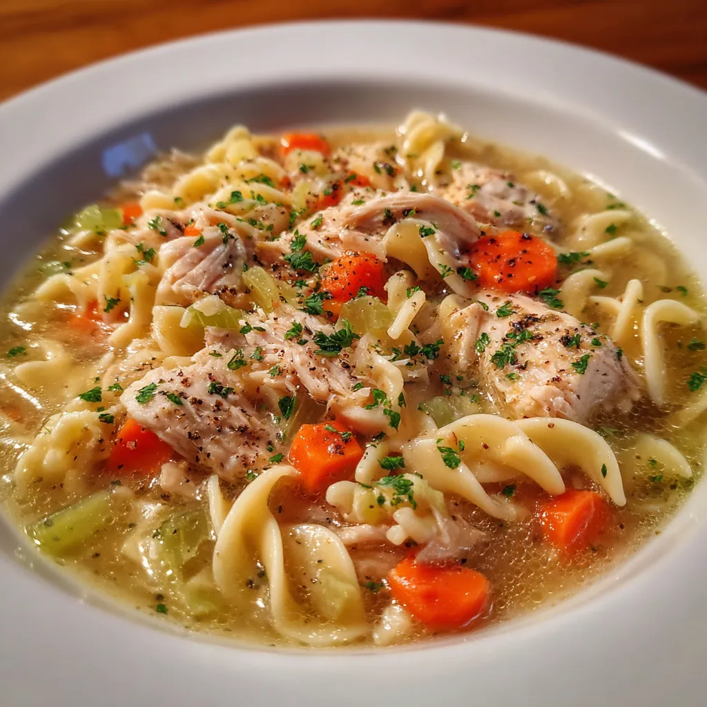 Slow Cooker Chicken Noodle Soup