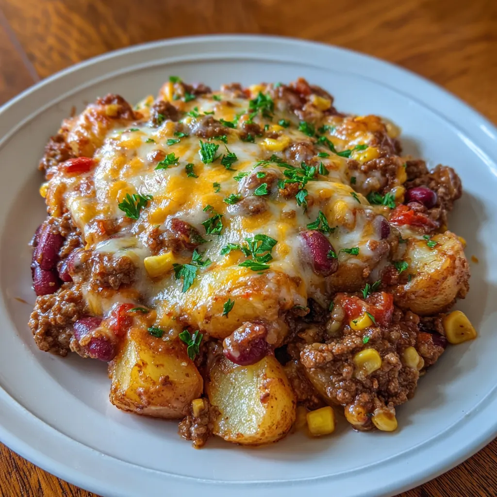Slow Cooker Cowboy Casserole