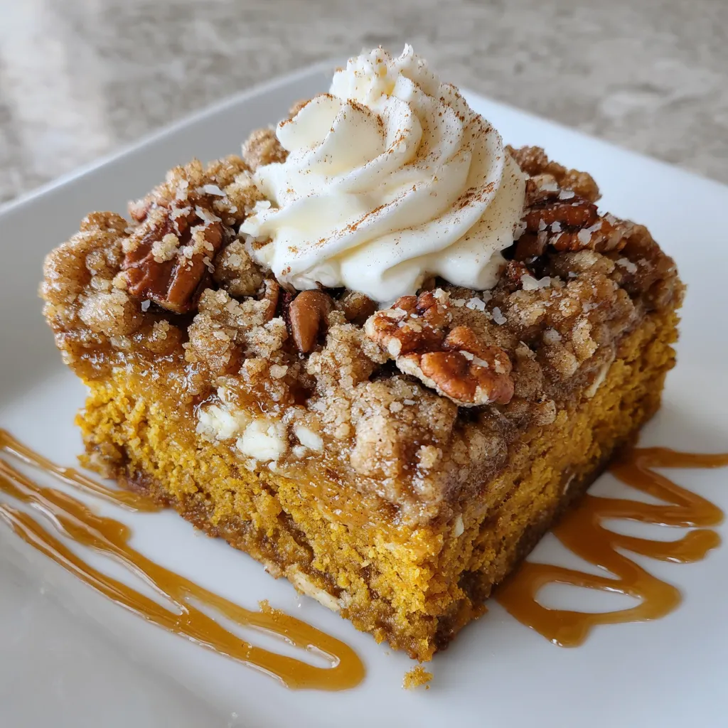 Pumpkin Spice Crumble Cake