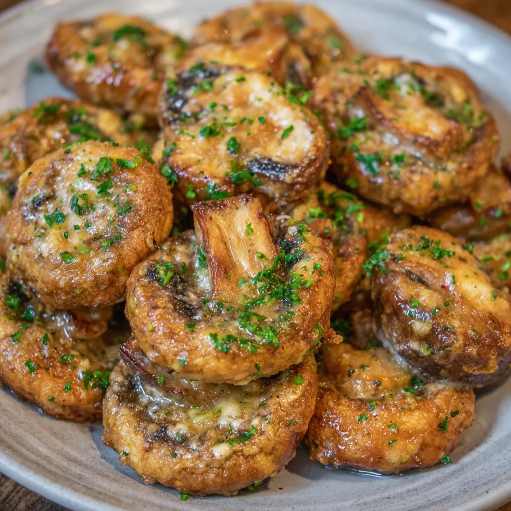 Air Fryer Ranch Mushrooms