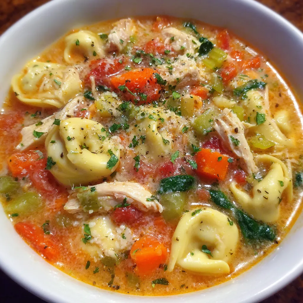 Chicken Tortellini Soup