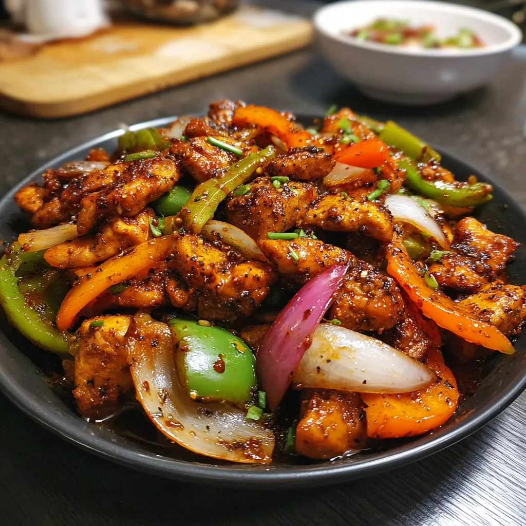 Black Pepper Chicken