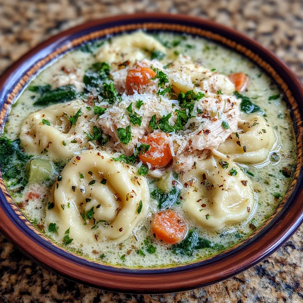 Chicken Tortellini Soup