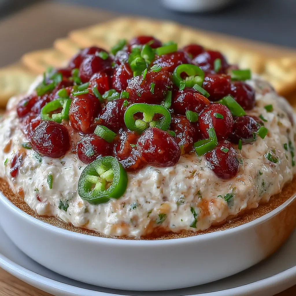 Christmas Cranberry Jalapeño Dip