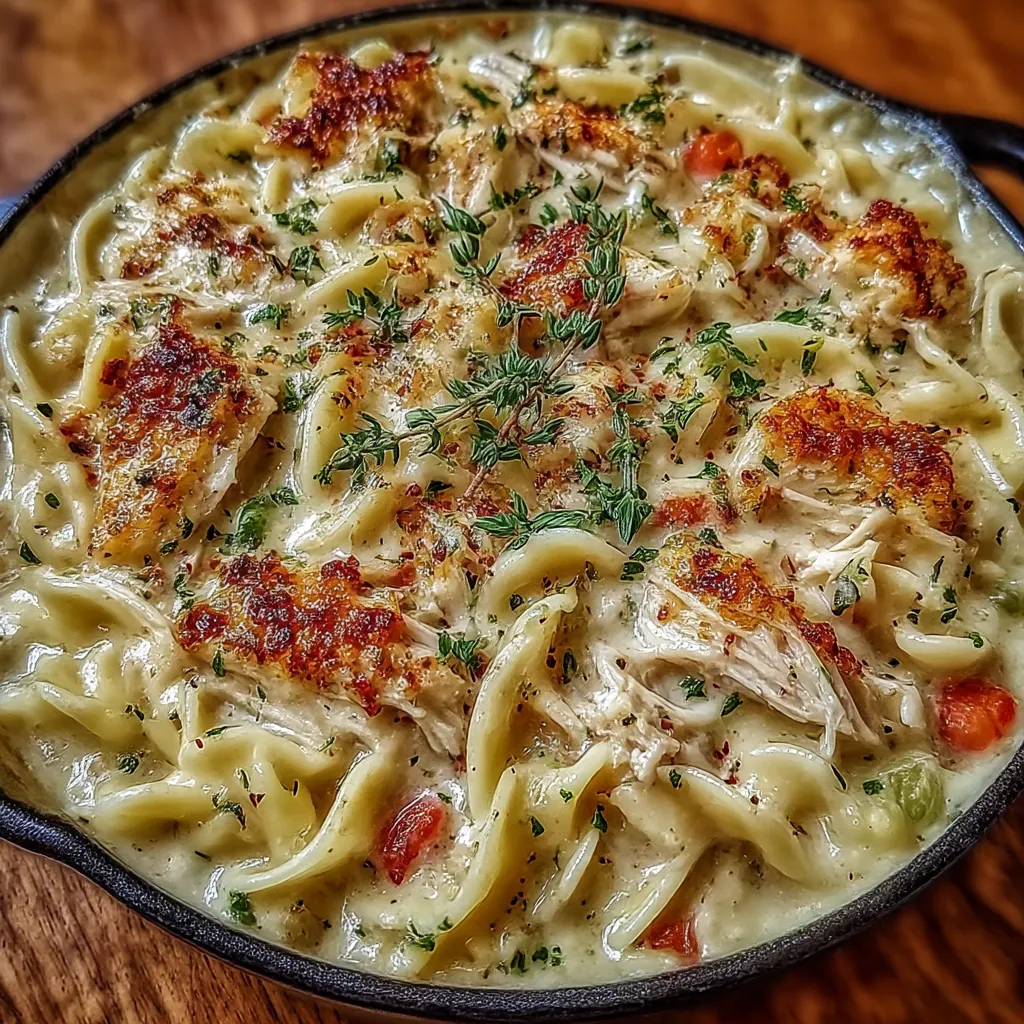 Creamy Chicken Pot Pie Pasta