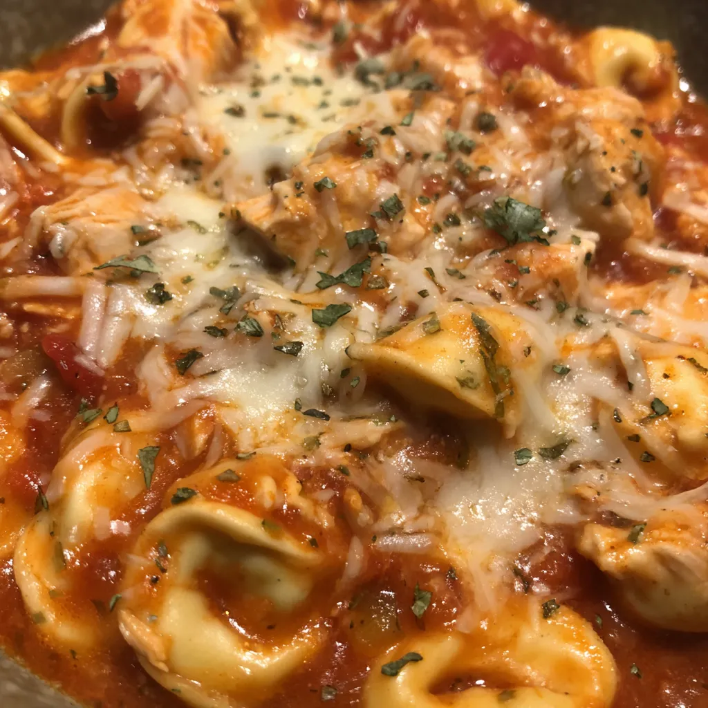 CrockPot Chicken Tortellini