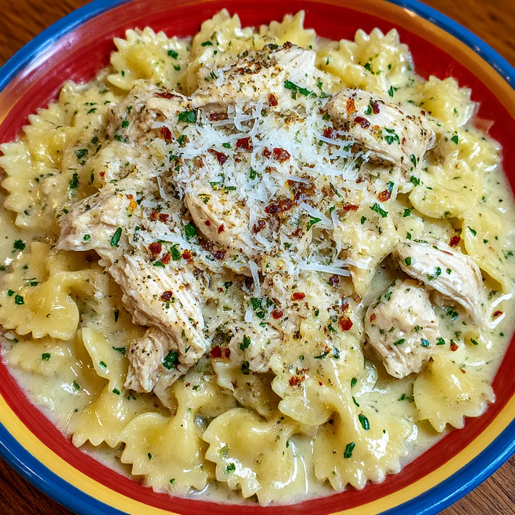 Crockpot Chicken Alfredo Soup