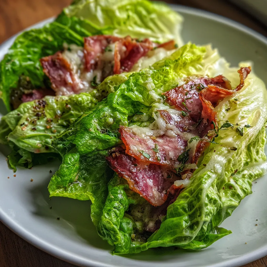 Easy Keto Italian Lettuce Wrap