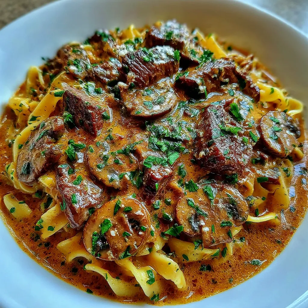 Gordon Ramsa Inspired Beef Stroganoff