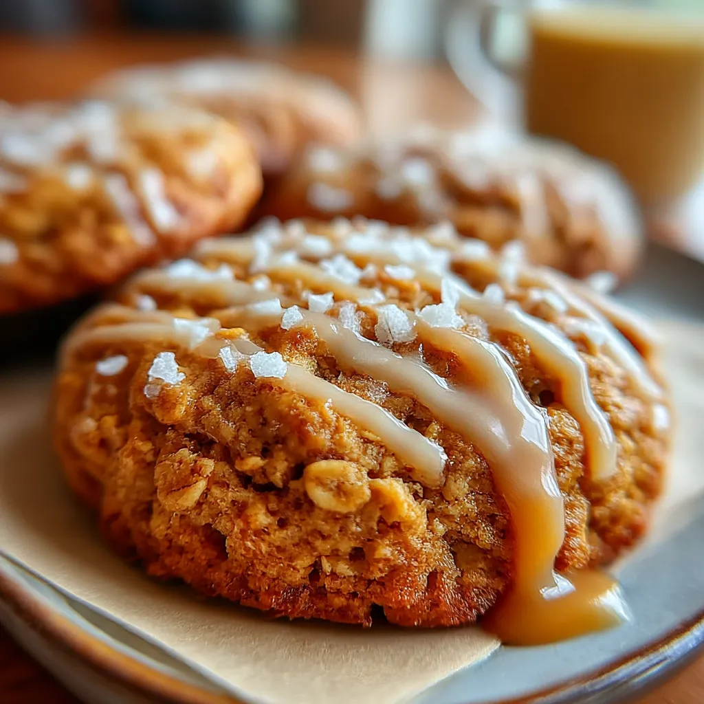 Healthy Gingerbread Oatmeal Breakfast Cookies