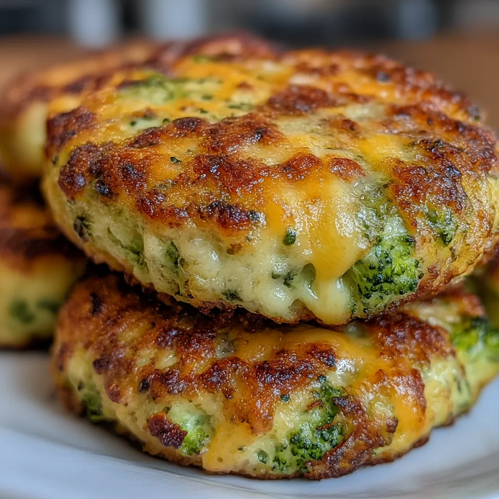 Low Carb Broccoli Cheese Rounds