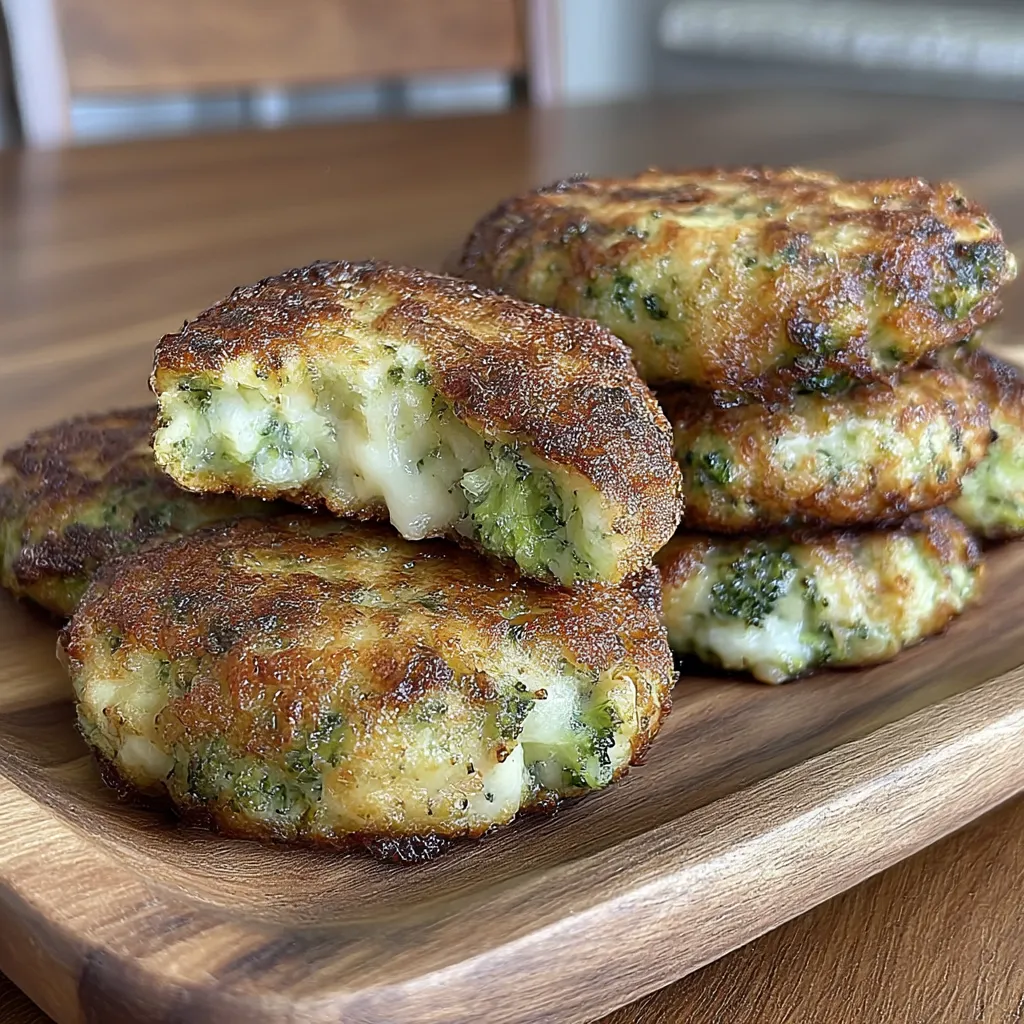 Low Carb Broccoli Cheese Rounds