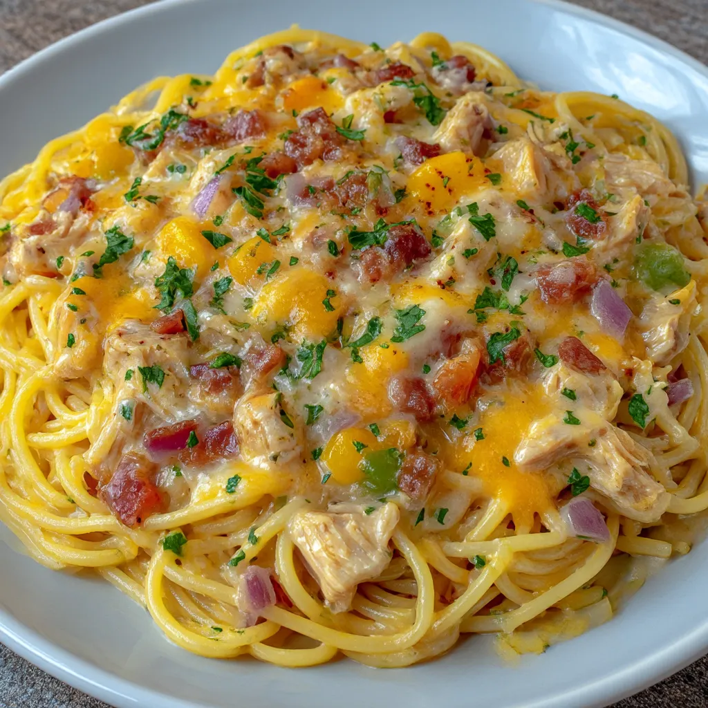 Monterey Chicken Spaghetti