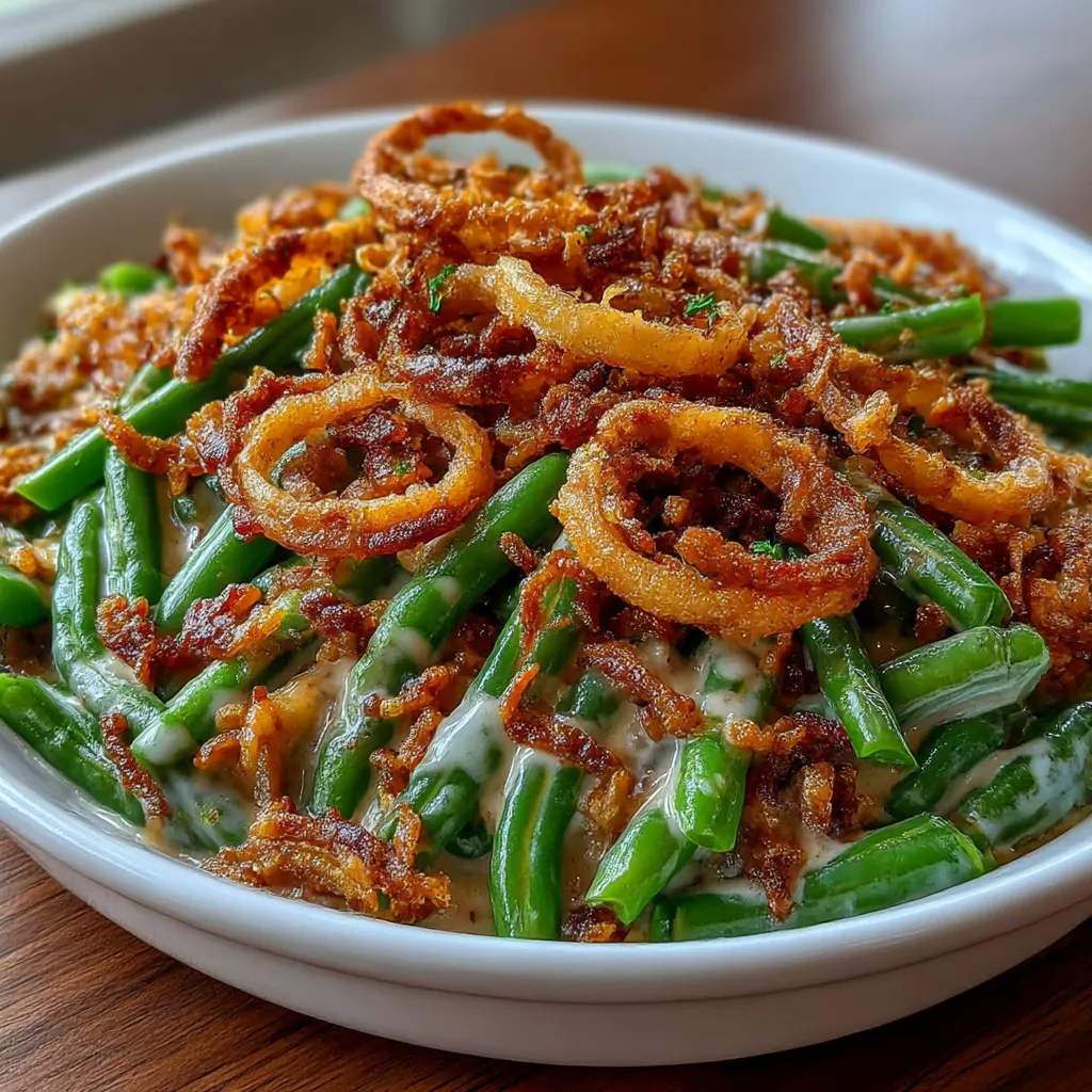 Mouthwatering Campbell’s Green Bean Casserole