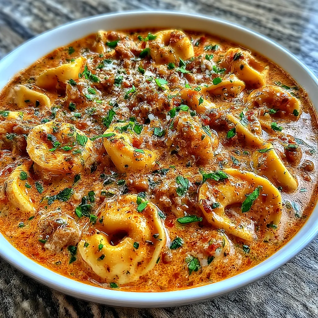 Sausage and Tortellini Soup