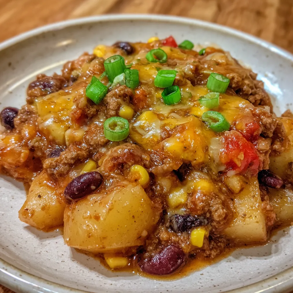 Slow Cooker Cowboy Casserole