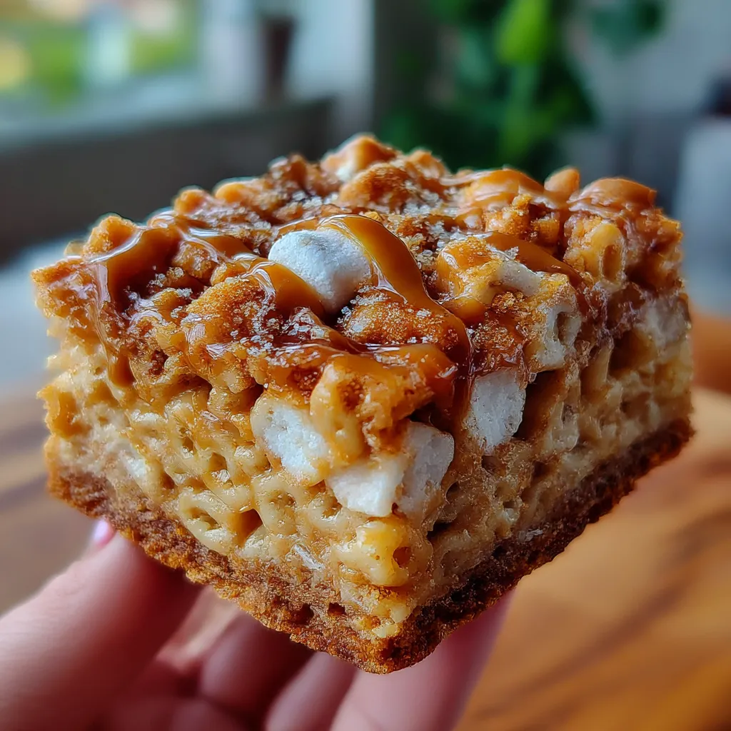 Biscoff Rice Krispie Treats