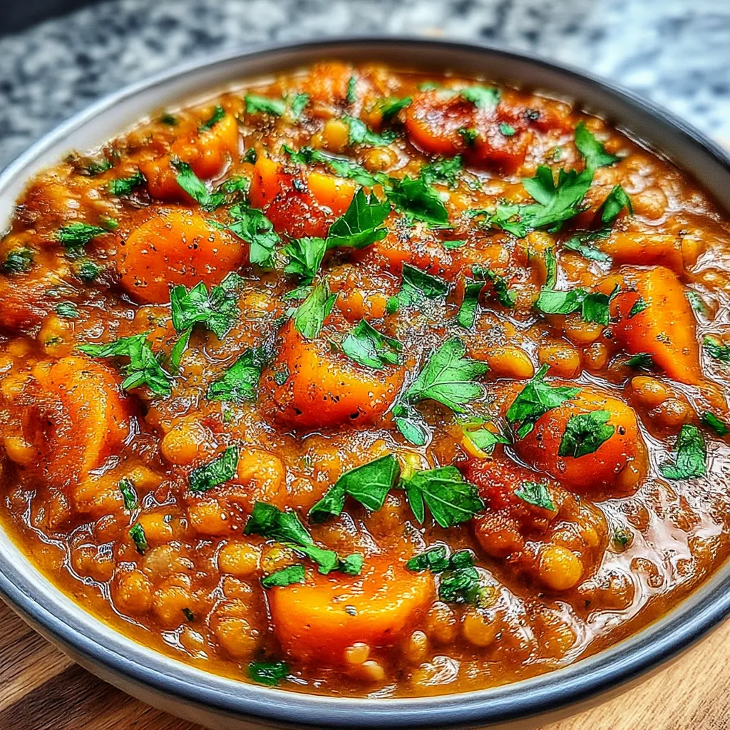 Carrot Lentil Soup