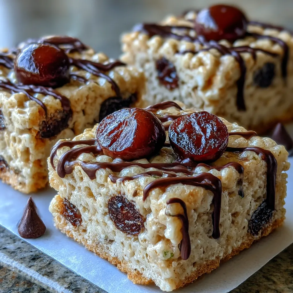 Cherry Rice Krispie Treats