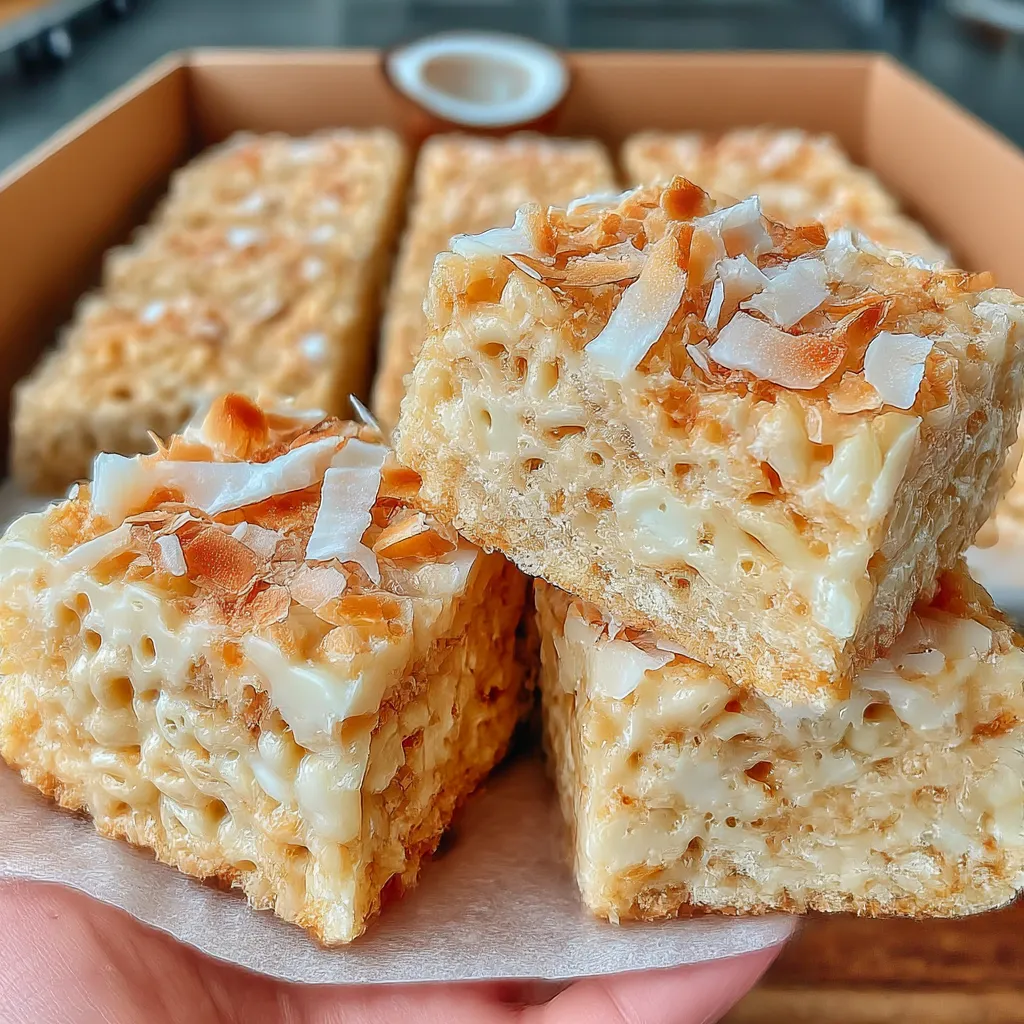 Coconut Lover’s Rice Krispy Treats