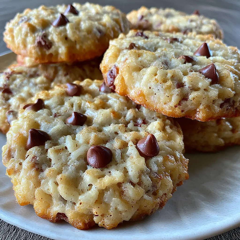 Crunchy Chocolate Chip Rice Krispie Cookies