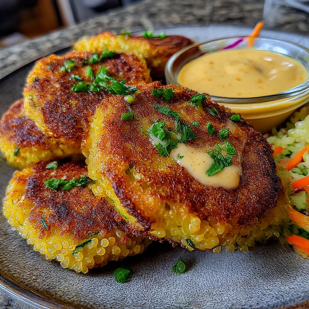 Crunchy Quinoa Veggie Patties