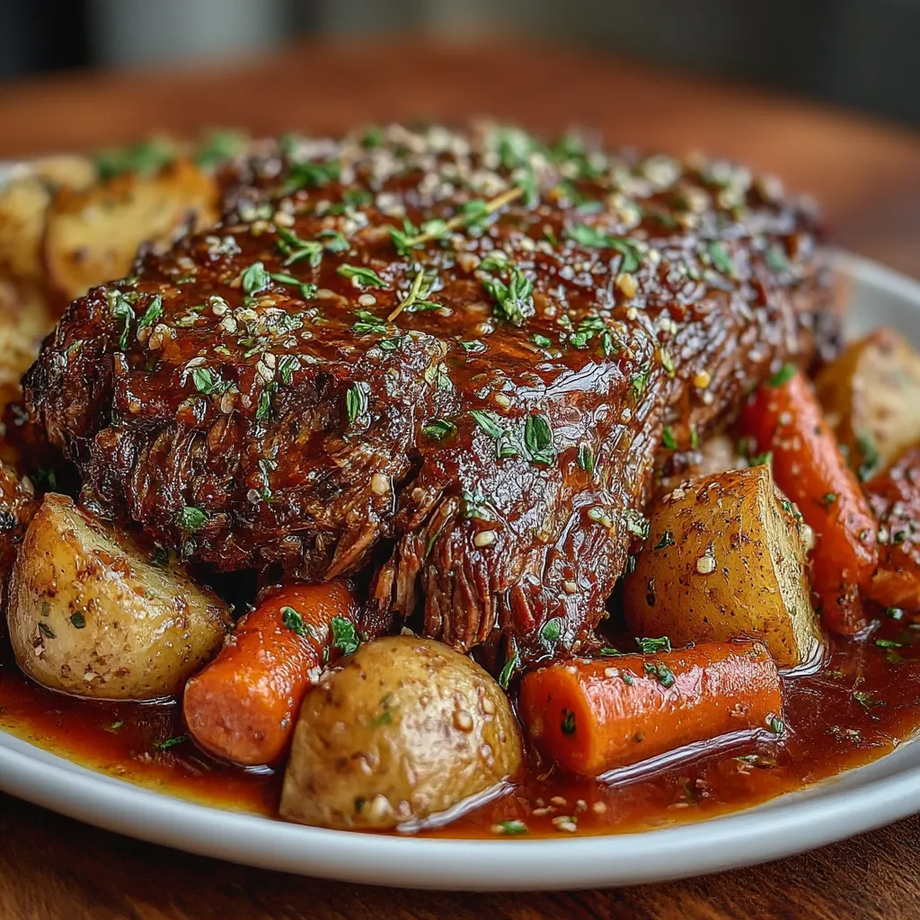 Easy Crockpot Chuck Roast