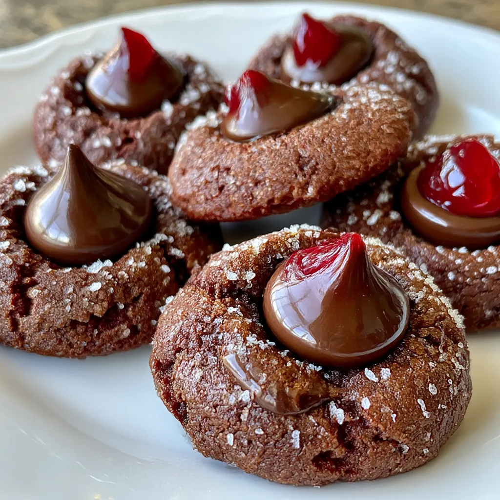 Easy Hershey’s Red Velvet Blossoms Cookies