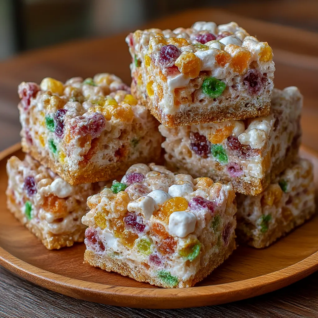Fruity Pebbles Rice Krispie Treats