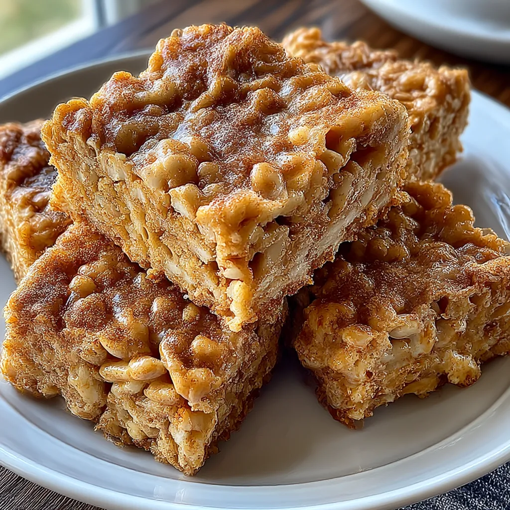 Gingerbread Rice Krispie Treats