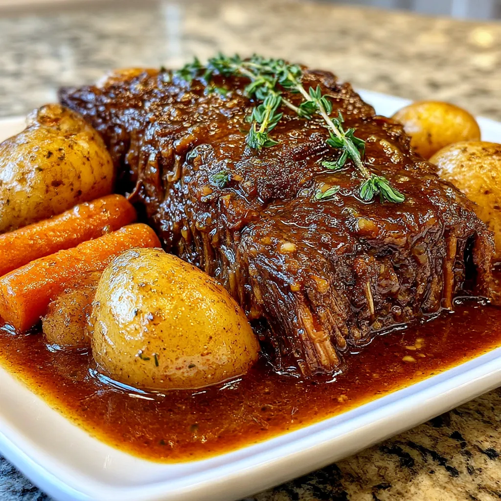 Hearty Comfort Slow Cooker Beef Manhattan