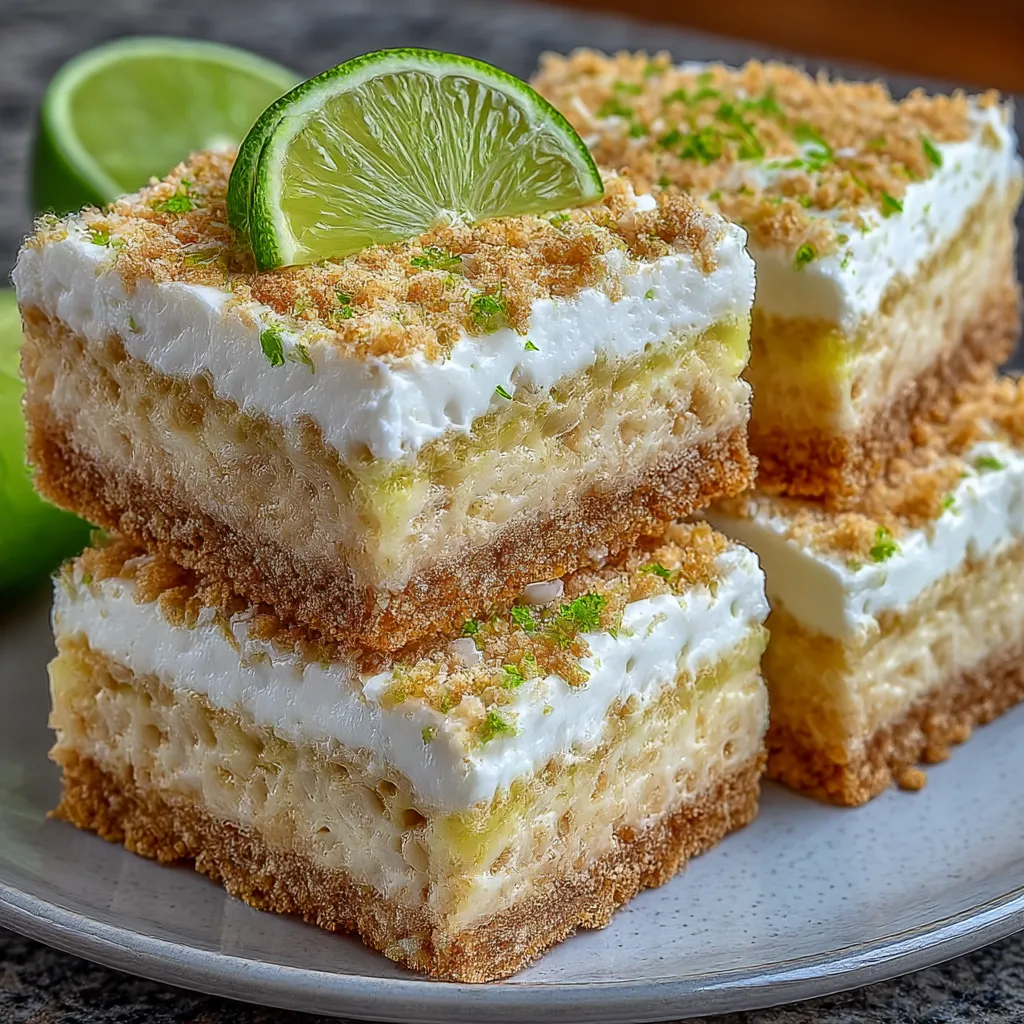 Key Lime Pie Rice Krispie Treats