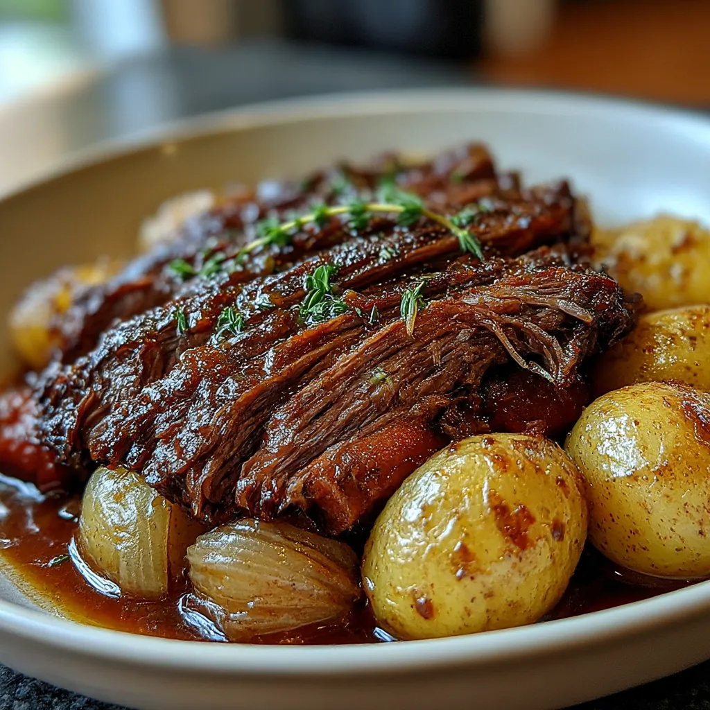 Melt-in-Your-Mouth Crock Pot Chuck Roast