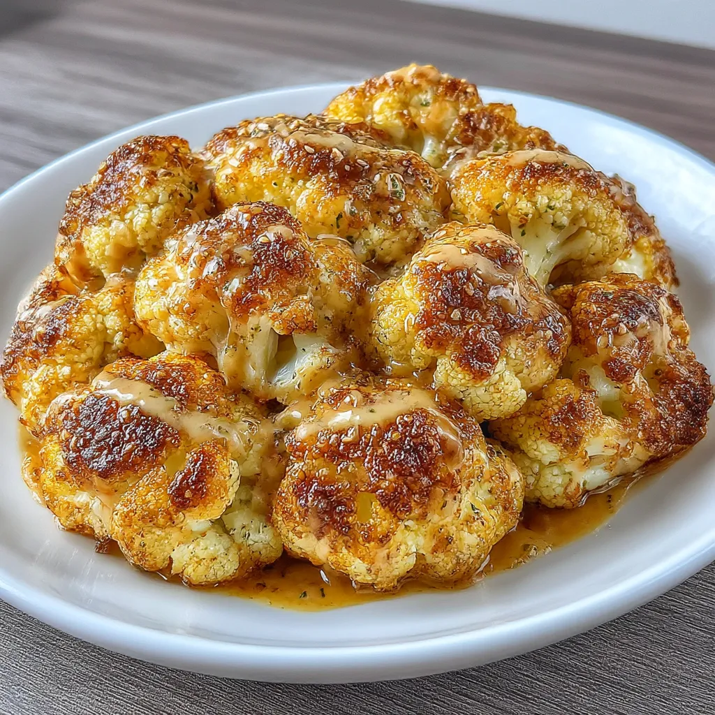 Moroccan Cauliflower with Tahini-Honey