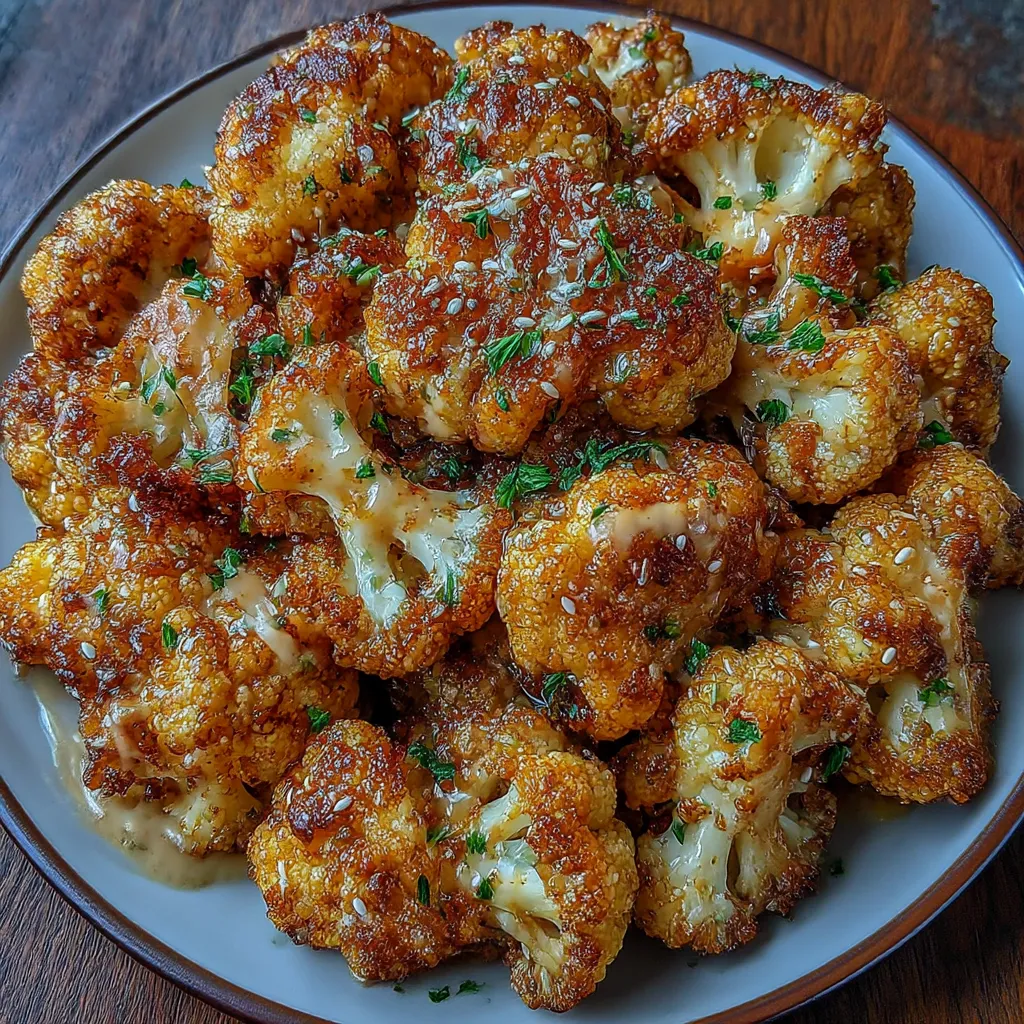 Moroccan Cauliflower with Tahini-Honey