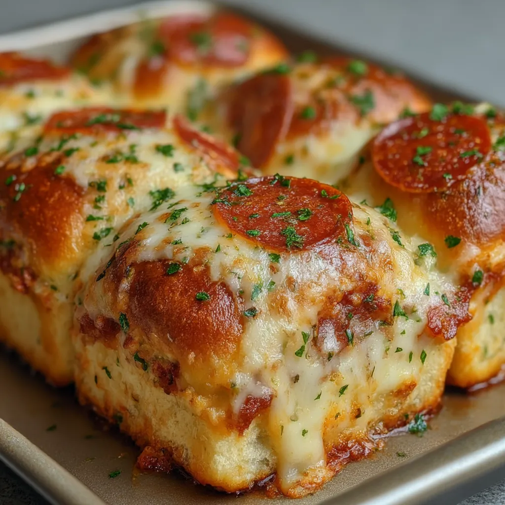 Pepperoni Pizza Sliders