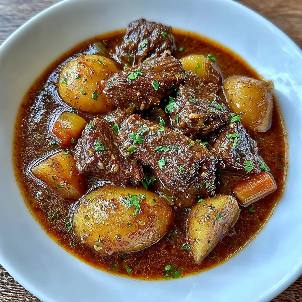Slow Cooker Savory Beef Stew Delight
