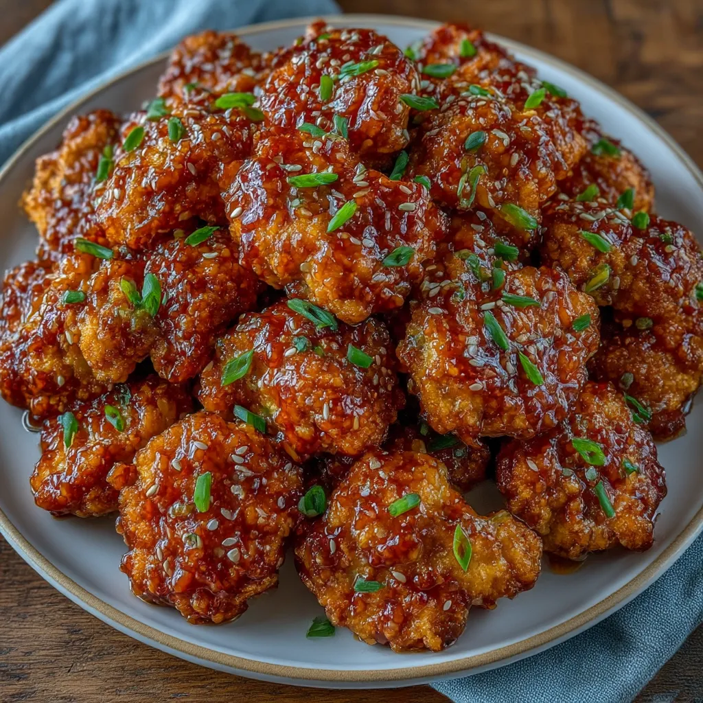 Sticky Sesame Cauliflower