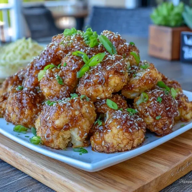 Sticky Sesame Cauliflower