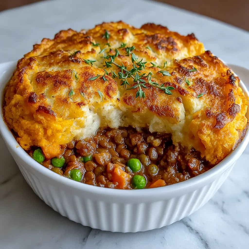Sweet Potato and Lentil Shepherd’s Pie
