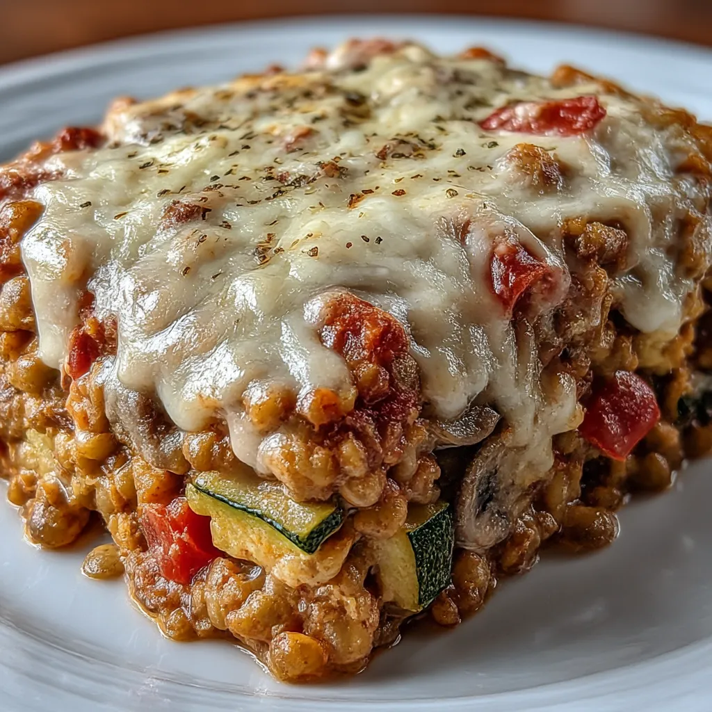 Very Veggie Lentil Bake